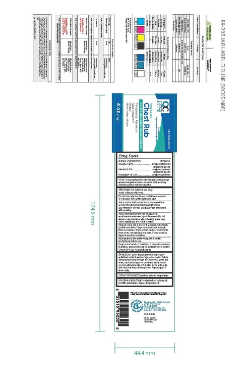 Quality Choice Medicated Chest Rub 포장