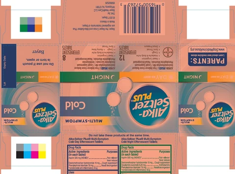 ALKA SELTZER PLUS Cold Day and Night Effervescent 포장