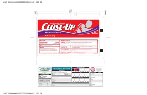 Close Up Anticavity Toothpaste 포장