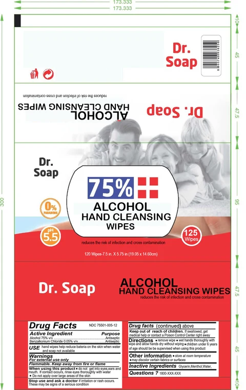 Alcohol Hand Wipe 포장