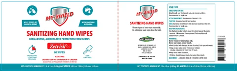 Sanitizing Hand wipes 포장