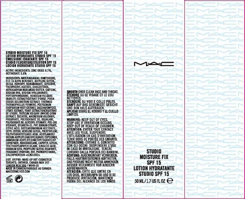 STUDIO MOISTURE FIXSPF 15 포장