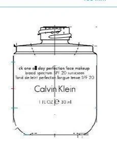 ck one all day perfection face makeupspf 20 sunscreen 350 Warm Sand packaging