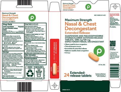 nasal and chest decongestant 포장