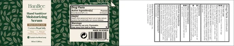 HANBEE Hand Sanitizer Moisturizing Serum 62% 100ml 포장