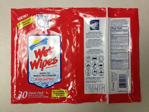 Wet Wipes packaging