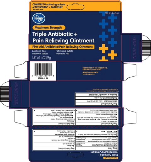 Triple Antibiotic plus pain relief packaging