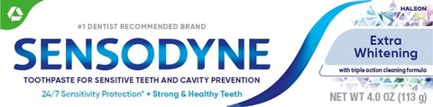 SensodyneExtra Whitening / Sensodyne Fresh Mint / Sensodyne Fresh Impact 포장