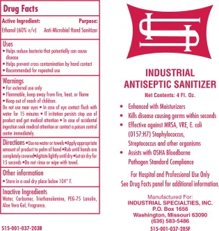 INDUSTRIAL ANTISEPTIC SANITIZER 포장