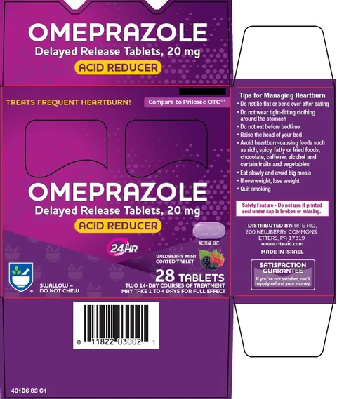 omeprazole 포장