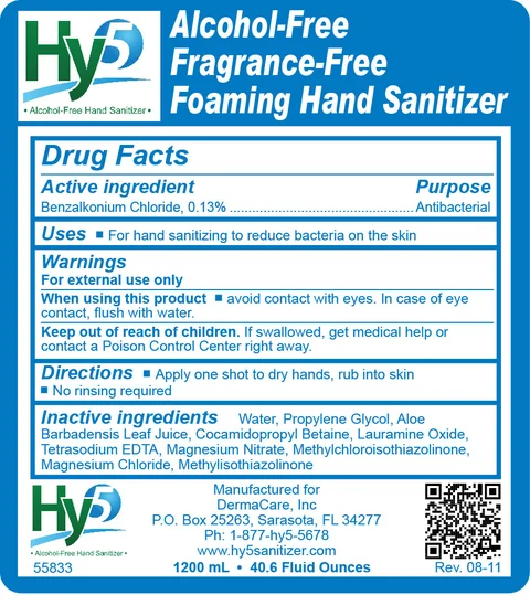 Hy5 Alcohol Free Fragrance Free Foaming Hand Sanitizer 포장