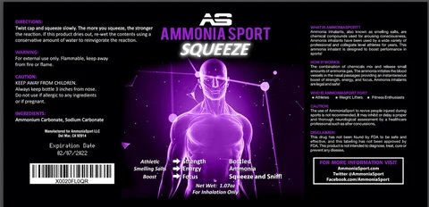 AmmoniaSport SQUEEZE 포장