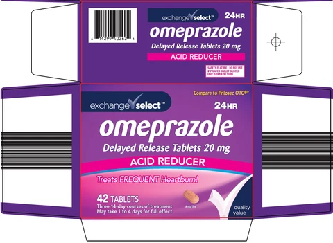 exchange select omeprazole packaging