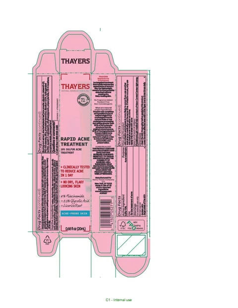 Thayers Natural Remedies Since 1847 Rapid Acne Treatment packaging