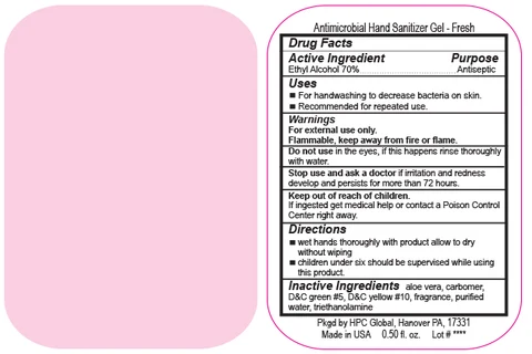 Antimicrobial Hand Sanitizer Gel - Fresh 포장