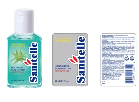 Sanitelle Moisturizing Hand Sanitizer with Aloe 포장