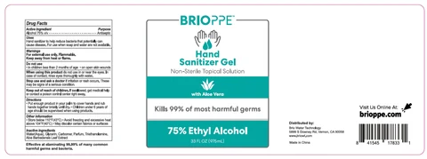 BRIOPPE Hand Sanitizer 포장