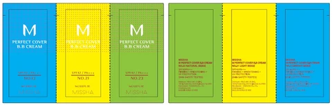 MISSHA M PERFECT COVER BBLIGHT 포장
