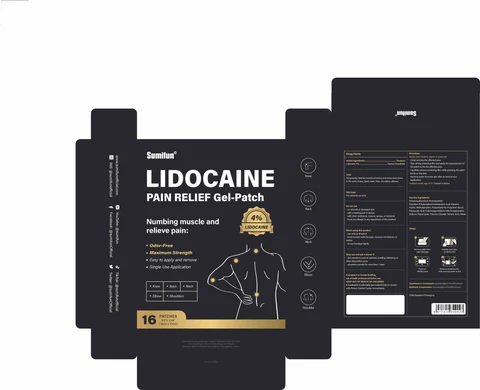LIDOCAINE PAIN RELIEF Gel-Patch packaging