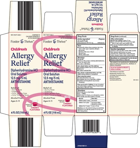 foster and thrive childrens allergy relief packaging