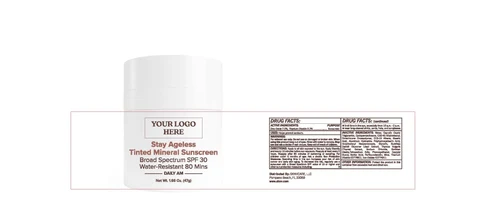 Stay Ageless Tinted Mineral Sunscreen packaging