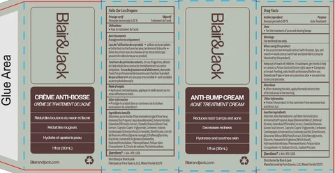 BLAIR and JACK Anti-Bump Acne Treatment 포장