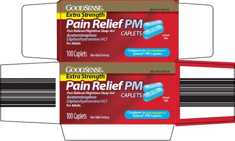 good sense pain relief pmextra strength packaging