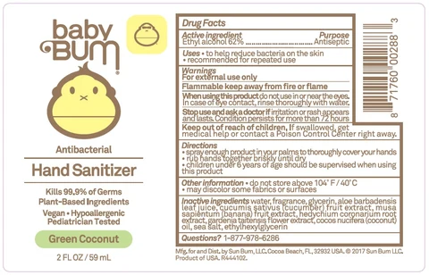 Baby Bum Hand Sanitizer 포장