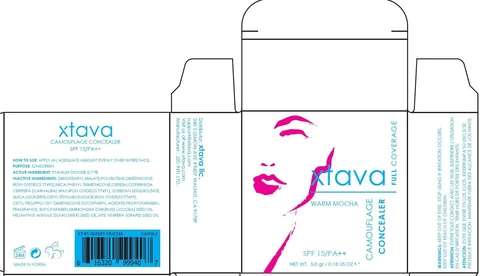 CAMOUFLAGE CONCEALER WARM MOCHA packaging