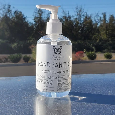 Liquid Hand Sanitizer packaging