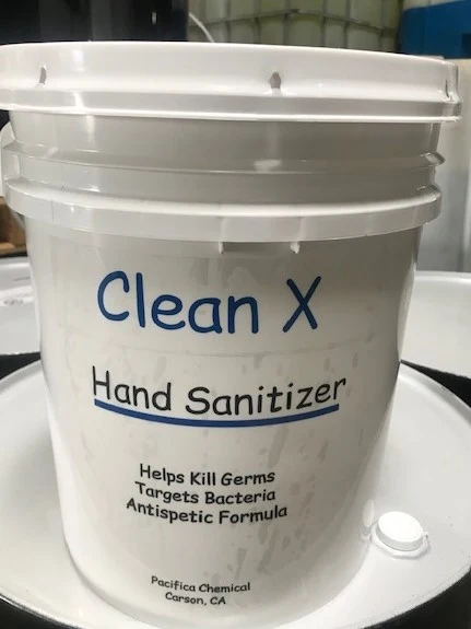 Hand Sanitizer packaging