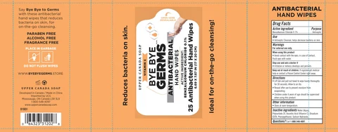 Antibacterial Hand WipesVitamin C 포장