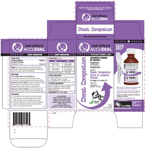 Chest Congestion packaging