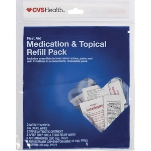 CVS Health Medication and Topical Refill Pouch 포장
