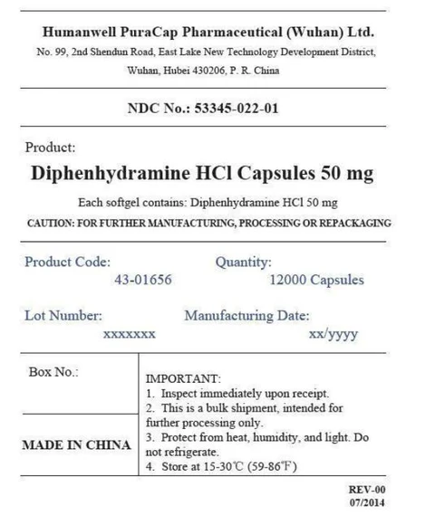 DIPHENHYDRAMINE HYDROCHLORIDE 포장