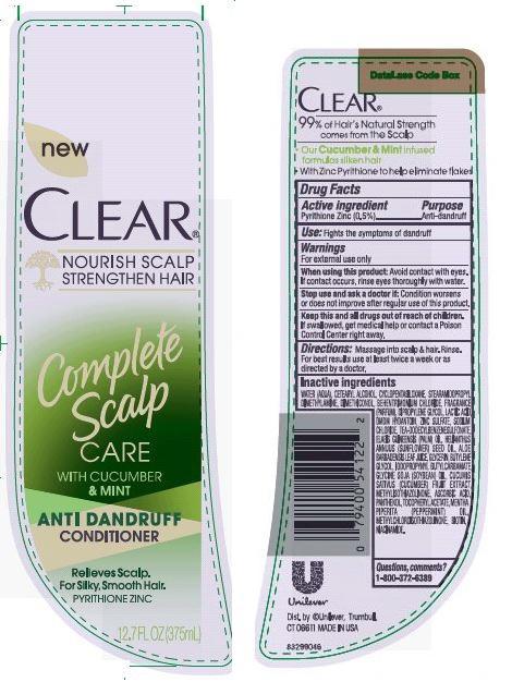 ClearComplete Scalp Care AntiDandruff Conditioner 포장