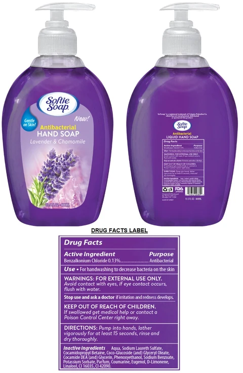 Softie Antibacterial HANDSOAP Lavender and Chamomile 포장