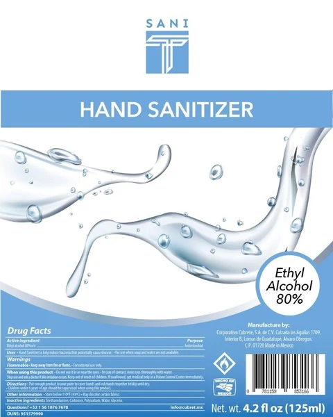 Sani T Hand Sanitizer 포장