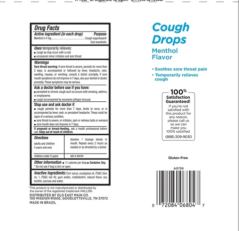 Cough Drops Dollar General Menthol 80ct 포장