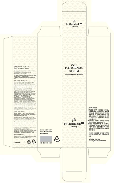 By Pharmicell Lab Luxury Cell Performance Serum packaging