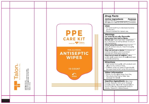 Talon Antiseptic Wipes 포장