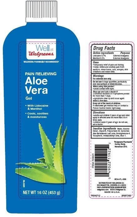 WalgreensPAIN RELIEVING packaging