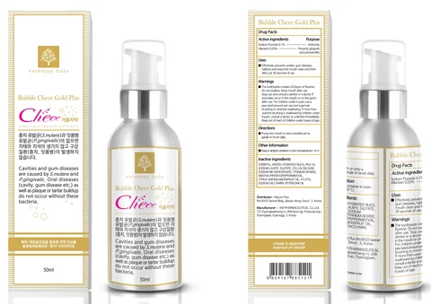 Bubble Cheee Gold Plus Tooth packaging