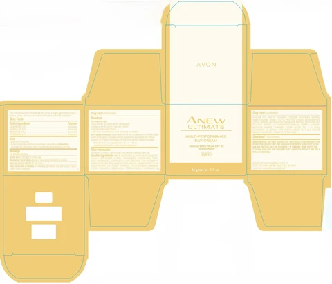 AVON ANEW ULTIMATE MULTI-PERFORMANCE DAY BROAD SPECTRUM SPF 25 SUNSCREEN 포장