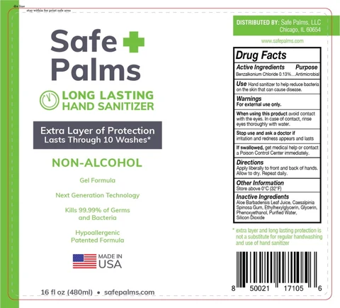 Long Lasting Hand Sanitizer packaging