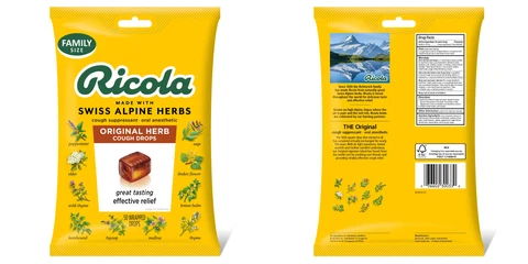 THE ORIGINAL NATURAL HERB COUGH DROPS 포장