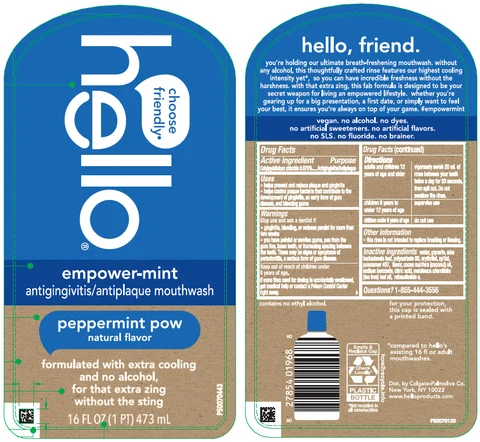 Hello empower mint packaging