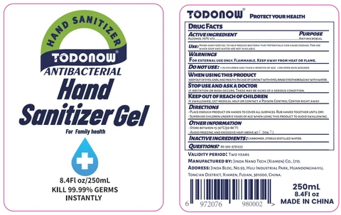 Hand Sanitizer Gel packaging