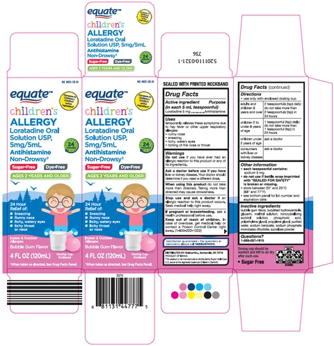 Childrens Allergy packaging