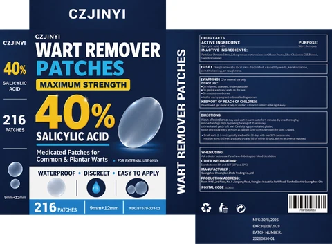 Wart Remover Patches packaging